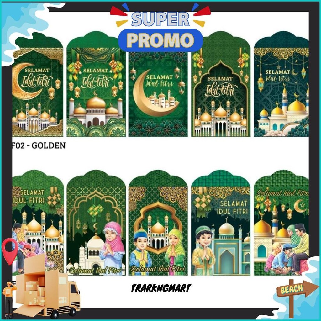 

Angpao / Amplop Lebaran Idul Fitri Sedang Medium Isi 8 Lembar Original Produk