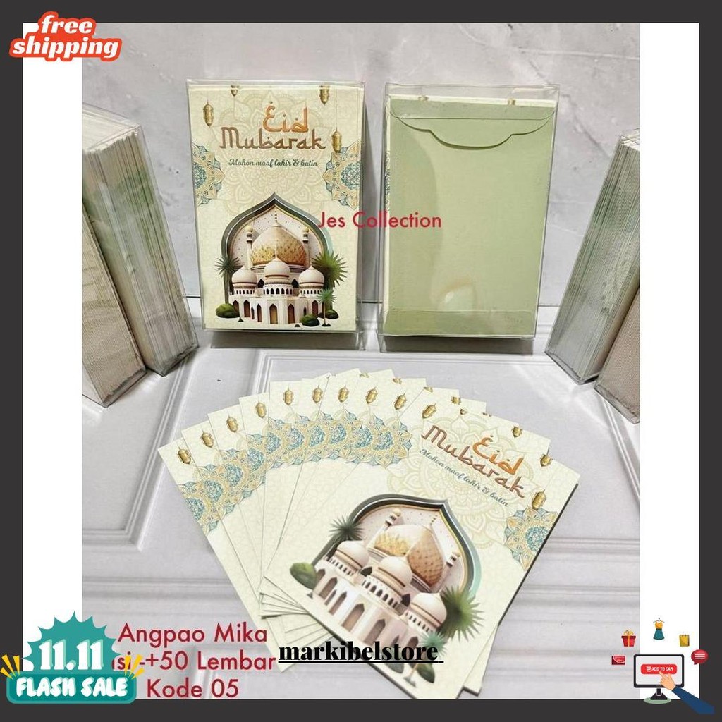 

Amplop Lebaran Idul Fitri Isi 50 Lembar Angpao Lebaran Bisa Cod