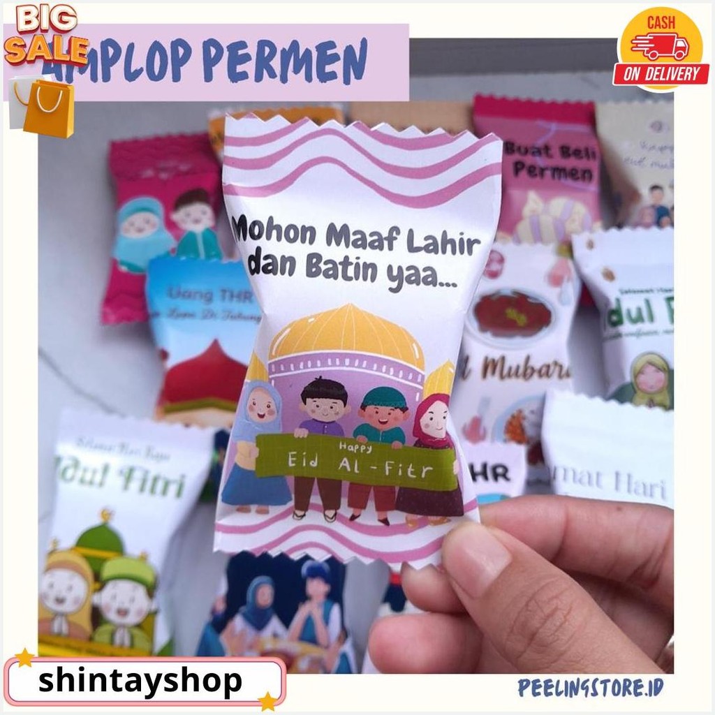 

10Pcs | Angpau Lebaran Bentuk Permen | Angpau Viral | Amplop Lebaran | Amplop Thr | Angpau Permen | Amplop Permen | Hadiah Terlaris