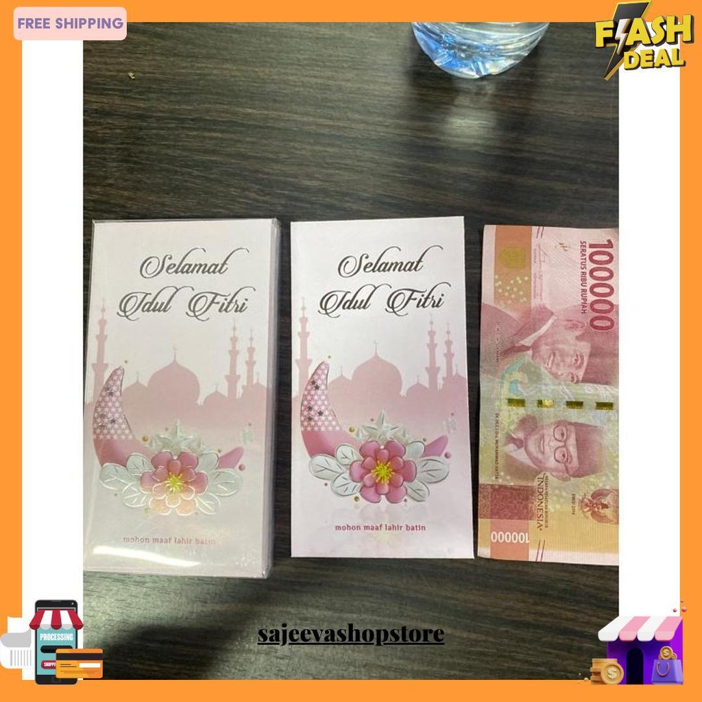 

Amplop Lebaran Idul Fitri Panjang Isi25/ 30/50Pcs Angpao Lebaran Idul Fitri Bisa Cod