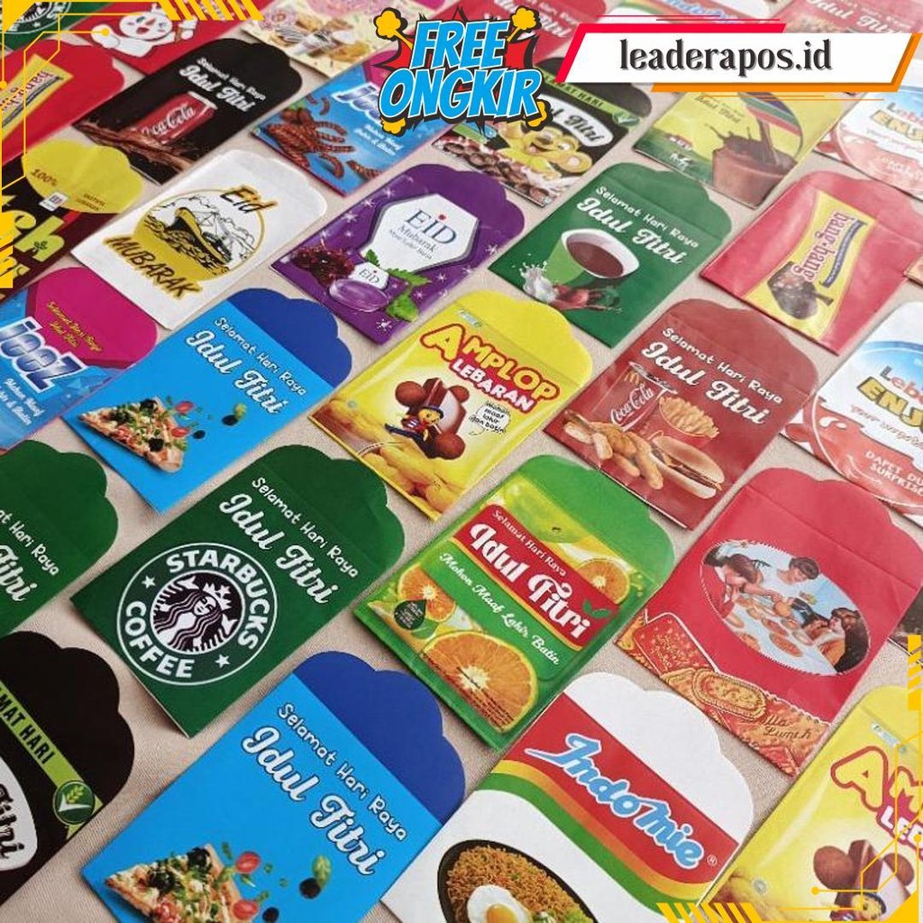 

Snack. Amplop Lebaran Medium Glossy Sudah Di Lem(Isi8) Terlaris