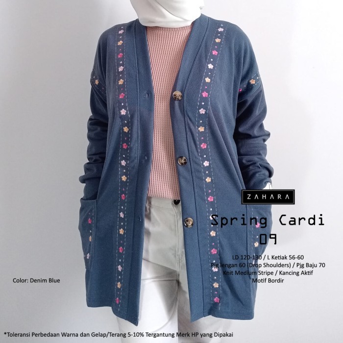 JAKET WANITA CARDIGAN MOROCCO CARDI OUTER JUMBO MAT KNIT RAJUT TEBAL