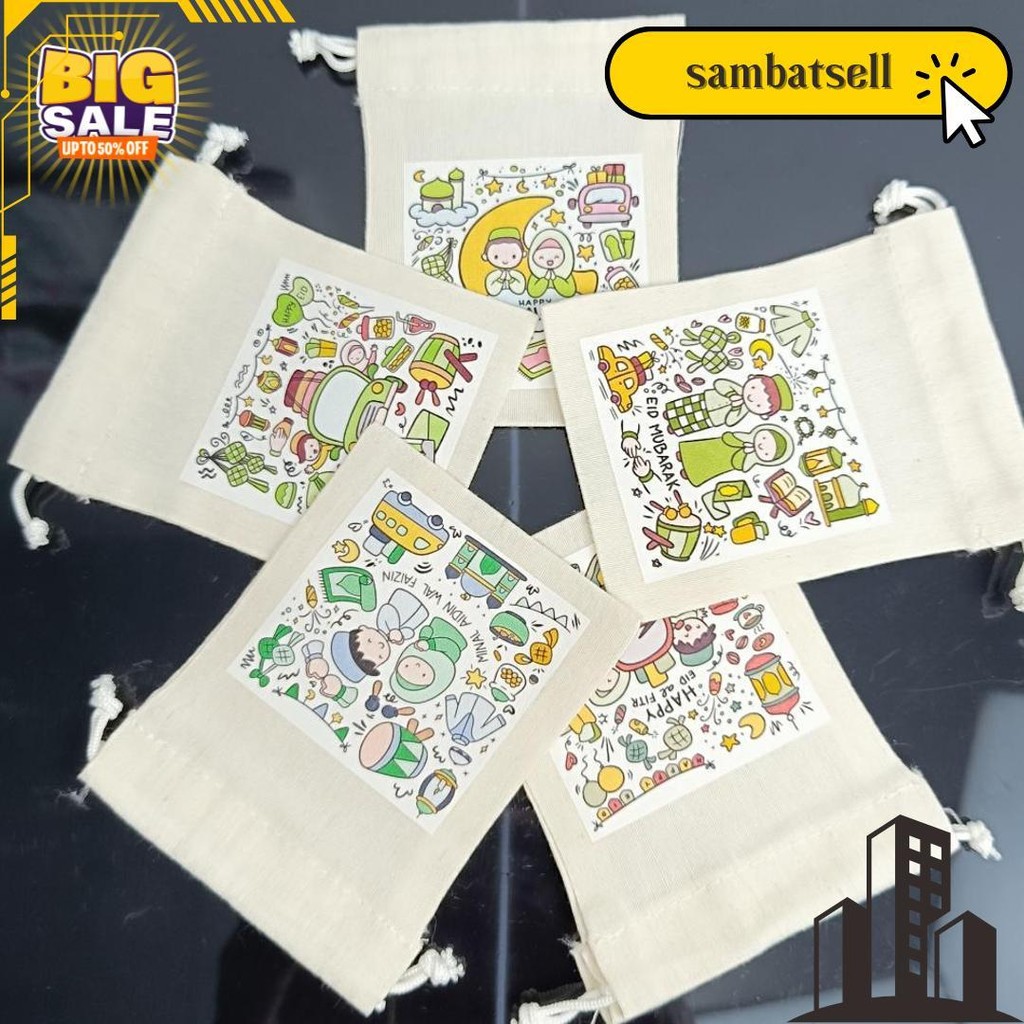 

Amplop Lebaran 2025 Unik Lucu Tas Dompet Pouch Serut Mini Idul Fitri Karakter 10 Pcs Bisa Cod