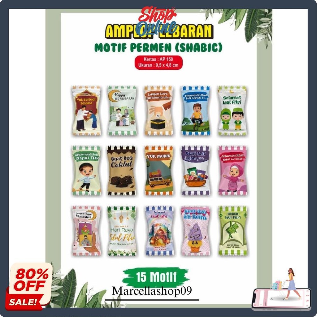 

Amplop Lebaran Permen Shabic Viral Lucu Bahan Premium Tebal - Isi 10 Siap Kirim