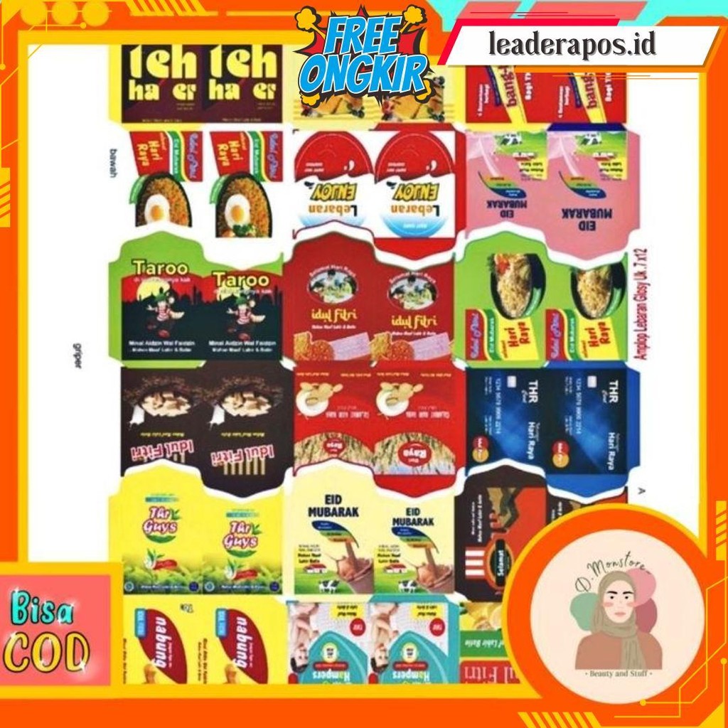 

Amplop Lebaran Snack Jajan Unik Isi 10 Amplop || Amplop Lebaran Unik Terbaru || Amplop Lebaran Terlaris