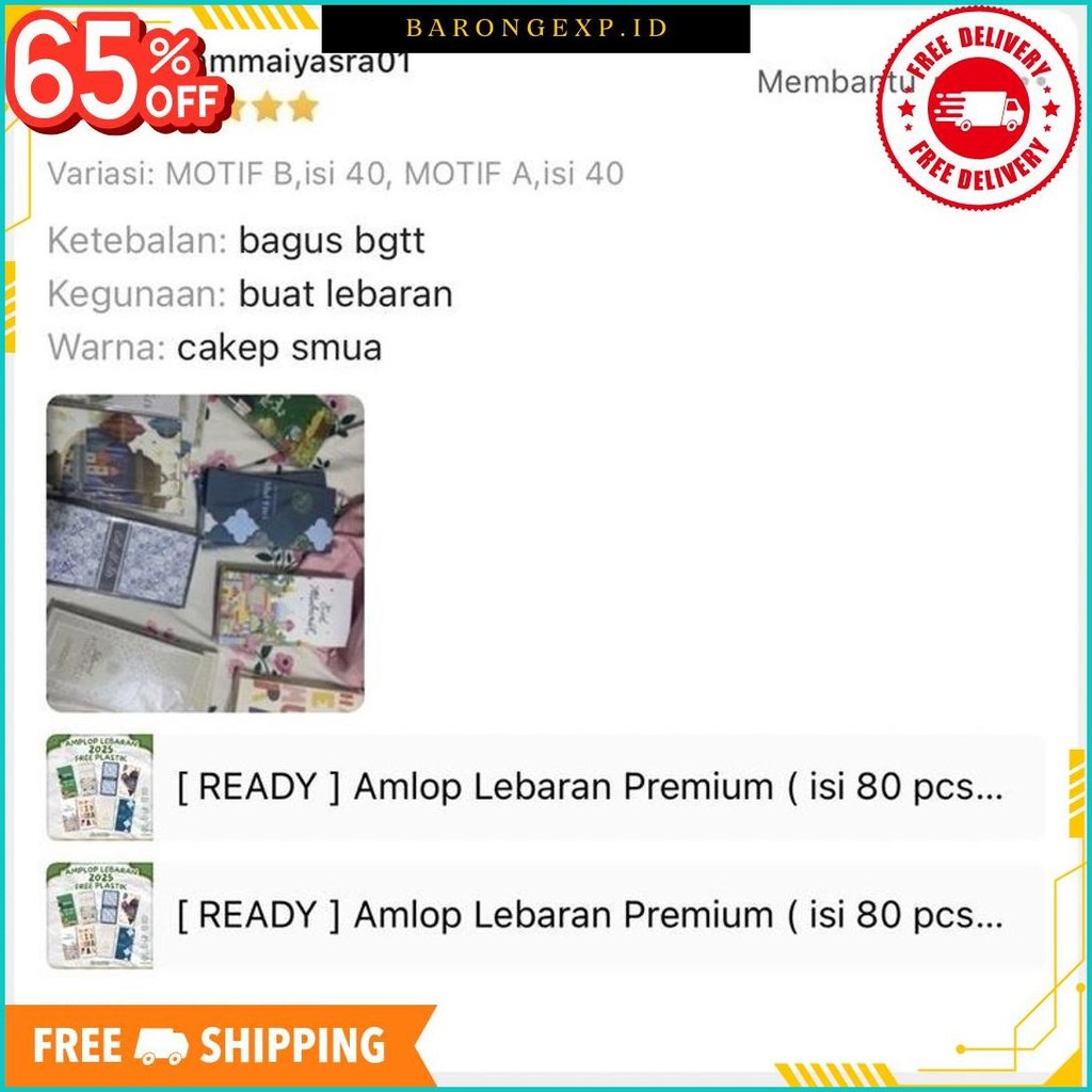 

[Ready Stok] Amplop Lebaran Exclusive Premium Super Tebal / Amplop Idul Fitri / Amplop Hari Raya / Angpao Lebaran Termurah Banget