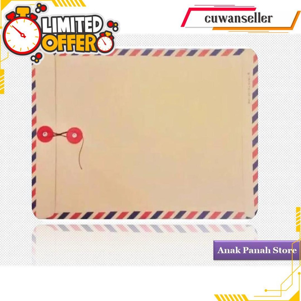 

Amplop Coklat Tali 310 Ukuran Folio ( Isi 50 Lembar ) Termurah Banget