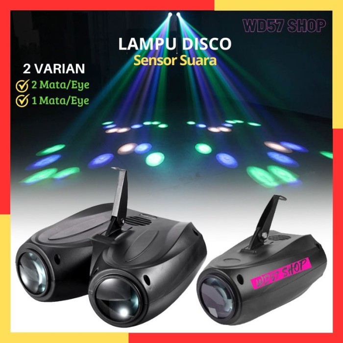 Lampu Sorot Led Rgb Disco Pola Tembak Laser Lighting Panggung