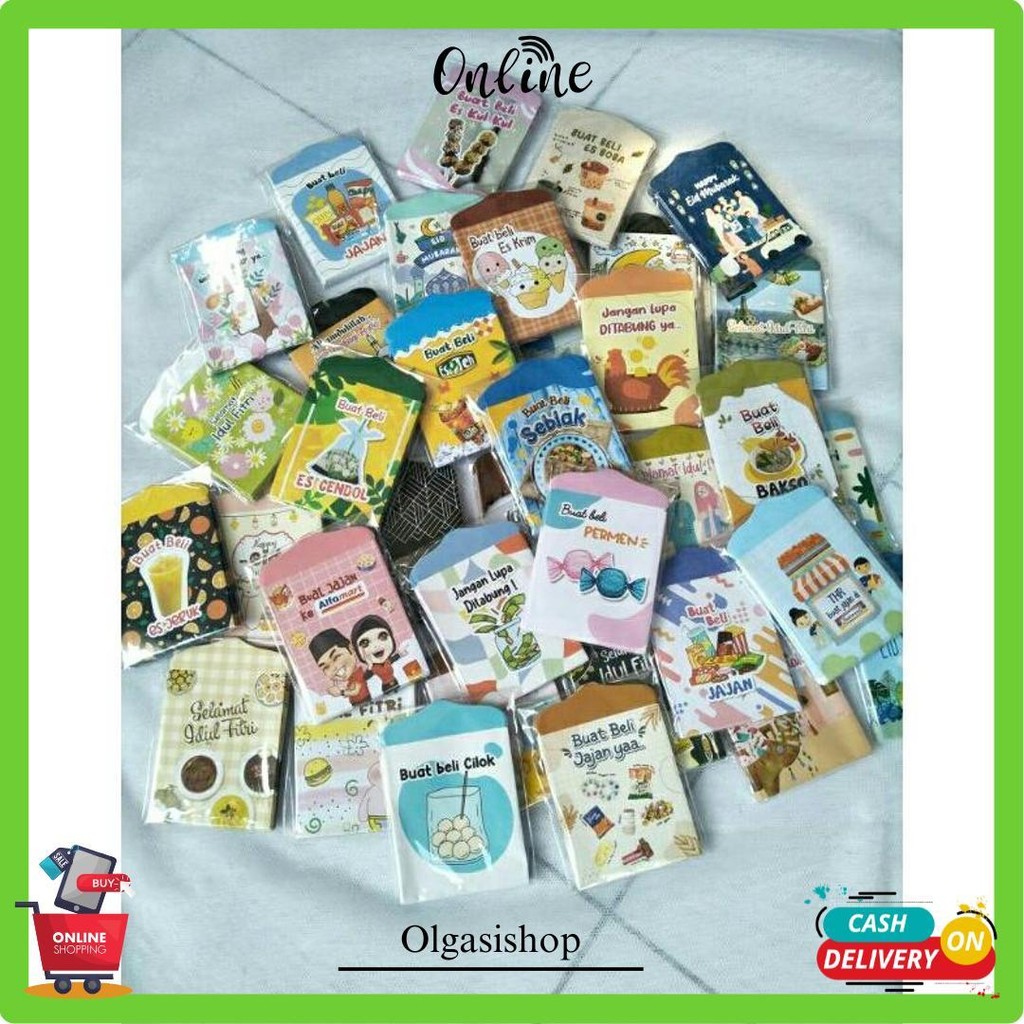

Amplop Lebaran Viral (1Pack Isi 10Pcs) / Amplop Lucu / Amplop Beli Cilok / Amplop Aesthetic / Amplop Idul Fitri 2025 (Amplop Kecil) Termurah Banget
