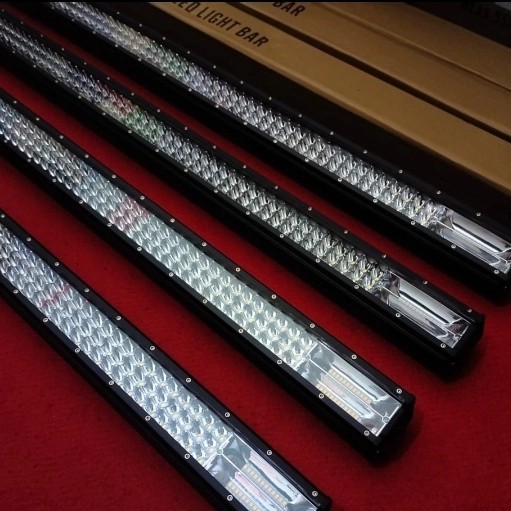 Lampu Sorot Led Light Bar 105-107 Cm Putih Kuning Dan 5 Mode Combo