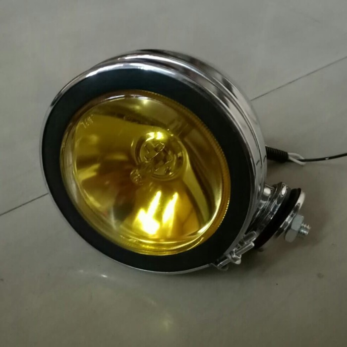Work/Fog Lamp -Lampu Kerja/Kabut/Sorot Alat/Truck Bulat 5 Inch Kuning