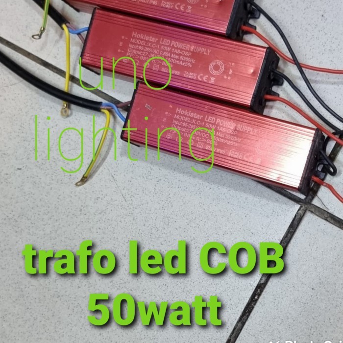Trafo Led Cob 50 Watt 50W Driver Led Sorot Dan Pju Cob 50Watt 50 W