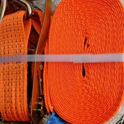 NEW Rachet Cargo Lashing Webbing Tali Pengikat Track Belt 5 Ton 10 meter