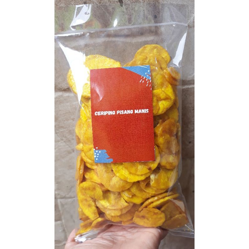 

NEW PROMO Snack Kiloan Termurah !!!Keripik Pisang Manis 250 gr FREE BUBBLE WRAP