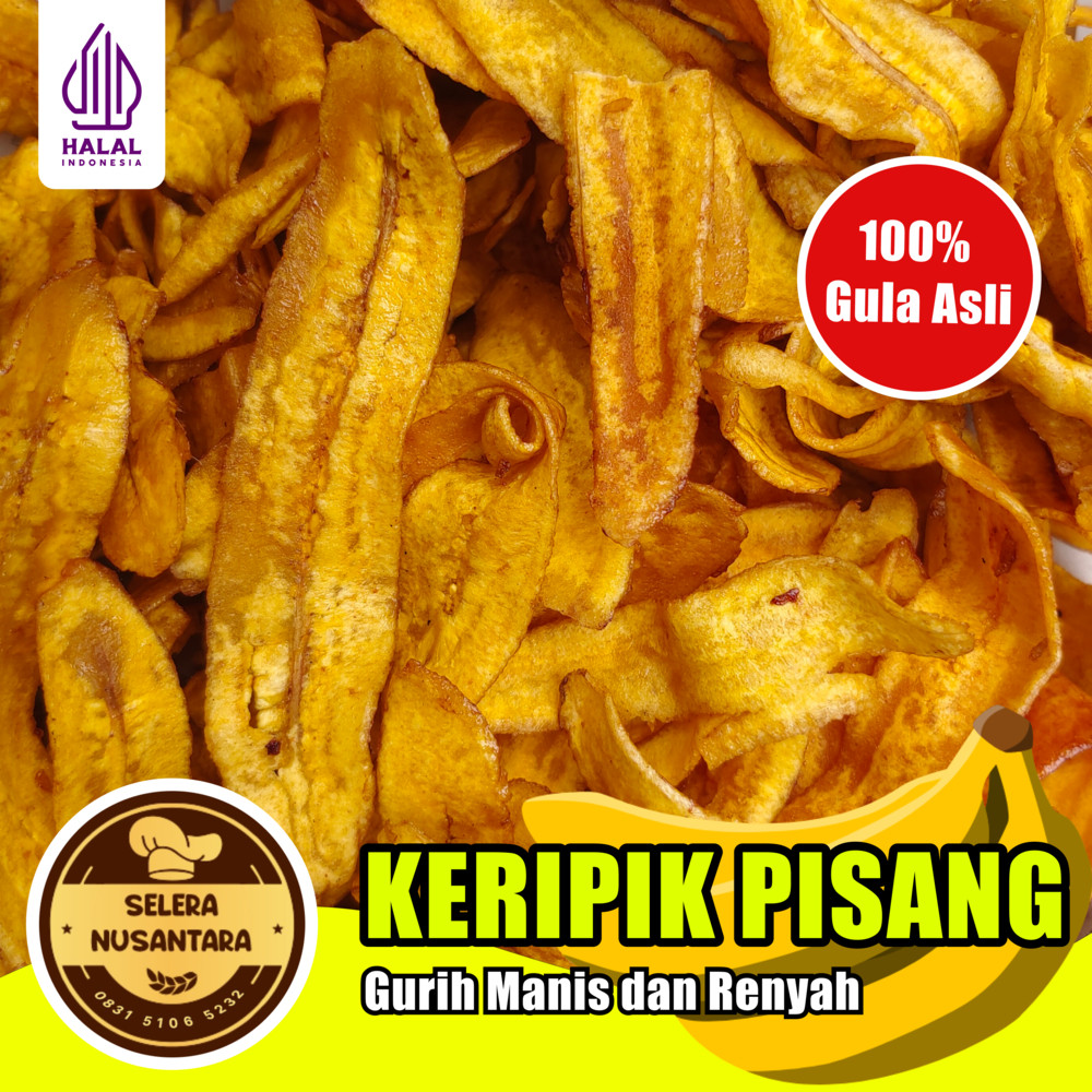 

pengiriman cepat Keripik Pisang Asli Renyah dan Gurih