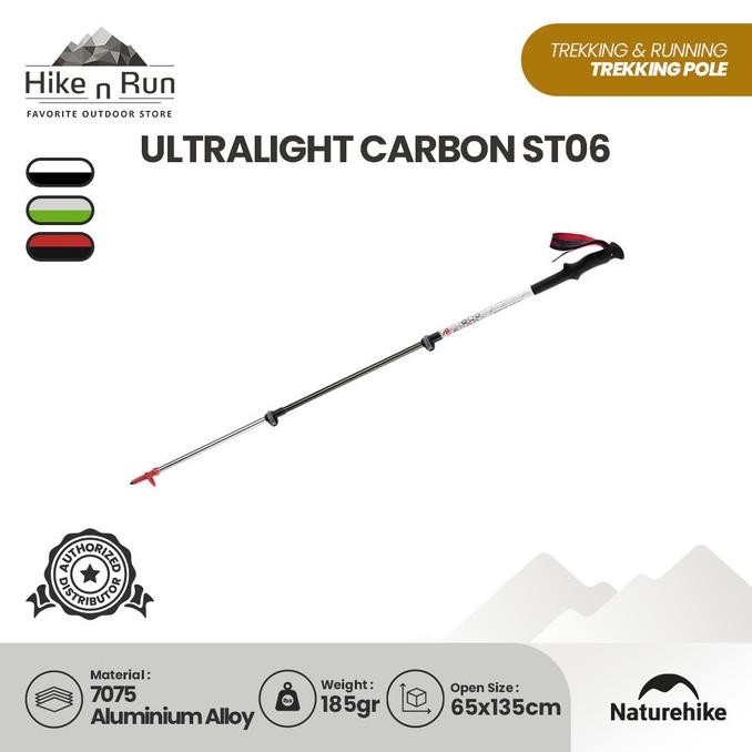 Trekking Pole Naturehike Ultralight Carbon ST06 NH17D006-D