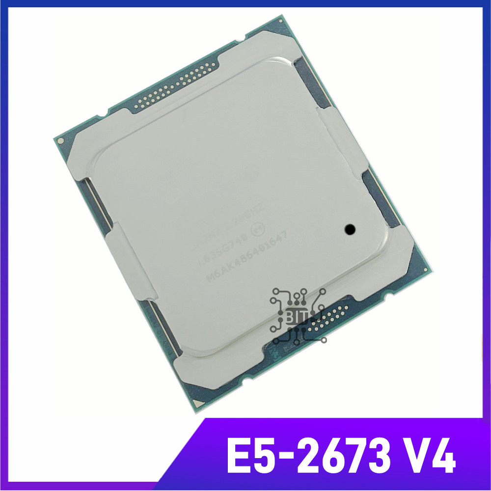 QJES Xeon E5 2673V4 CPU SR2KE 20-cores 2.30GHZ 50MB 14nm 135W LGA2011-3 E5 2673 V4 processor E5-2673