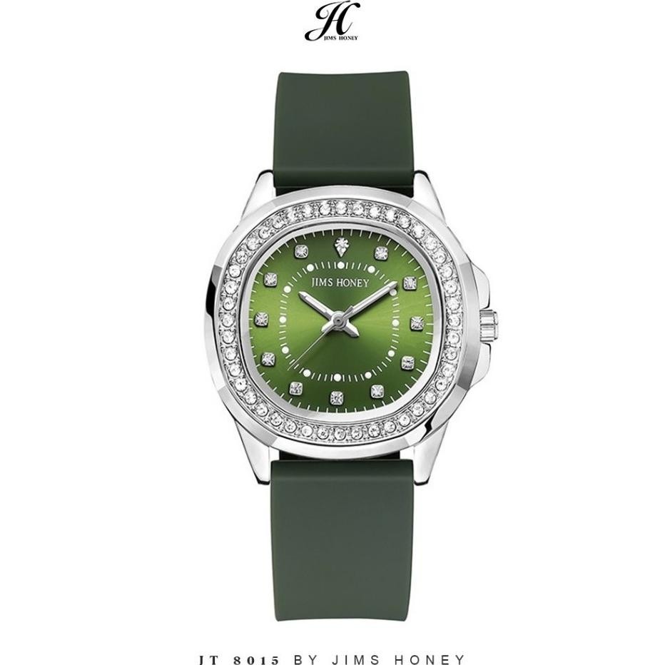 Jam Tangan Wanita Jt 8015 Jim Honey Realpic Cod Jam Tangan Rubber Free Bo Ecluive