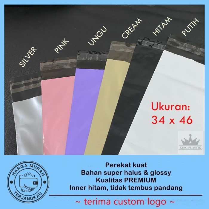 

Polymailer Kantong Paket 34x46cm (100pcs)