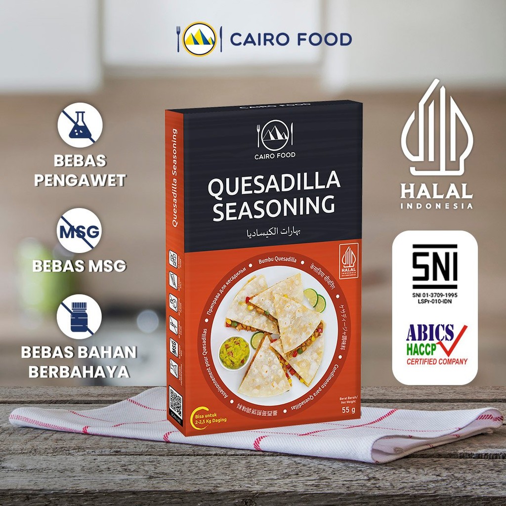 

Bumbu Quesadilla Non MSG - Cairo Food