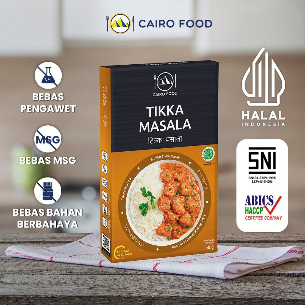 

Bumbu Tikka Masala Non MSG - Cairo Food