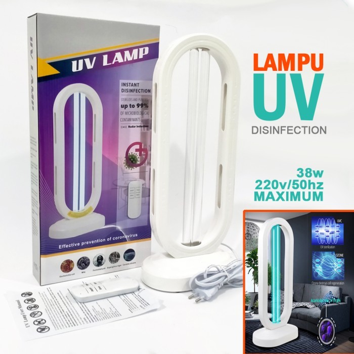 UV Lamp Disinfection - lampu sterilisasi ruangan dengan OZON active