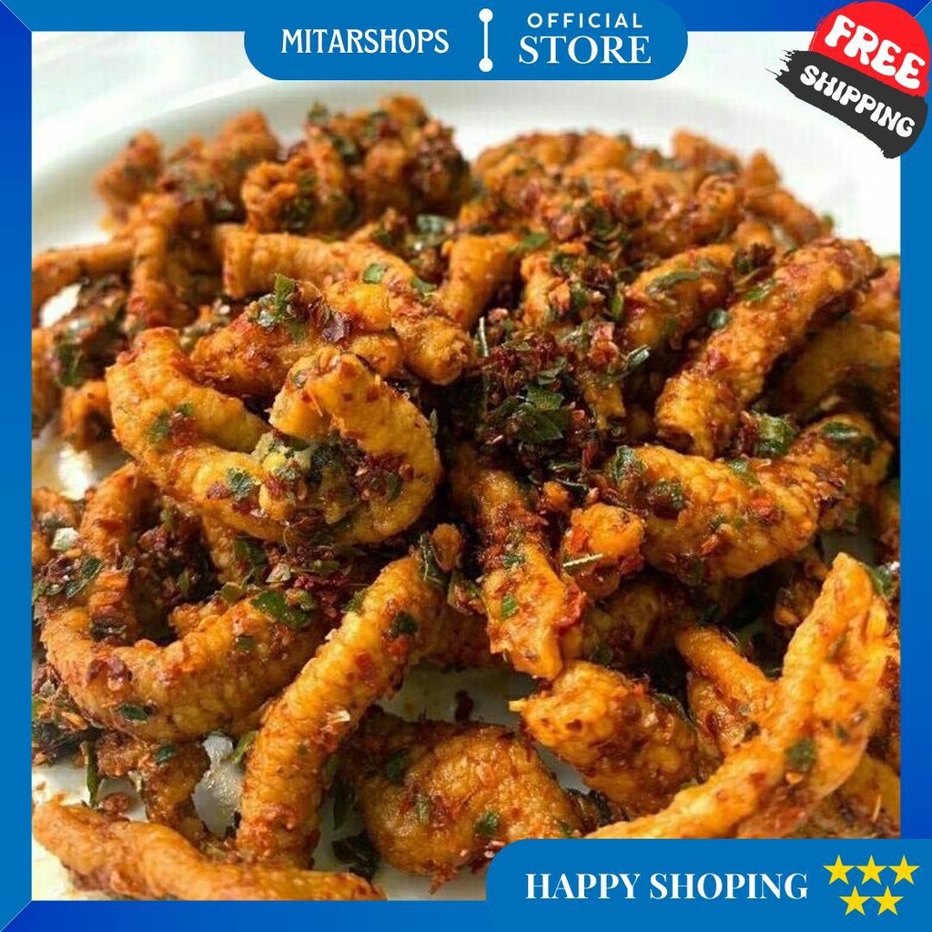 

Keripik Usus Pedas Cikruh / Pedas Bumbu Basah Daun Jeruk / Pedas Daun Jeruk 500 Gr D Promo Puncak