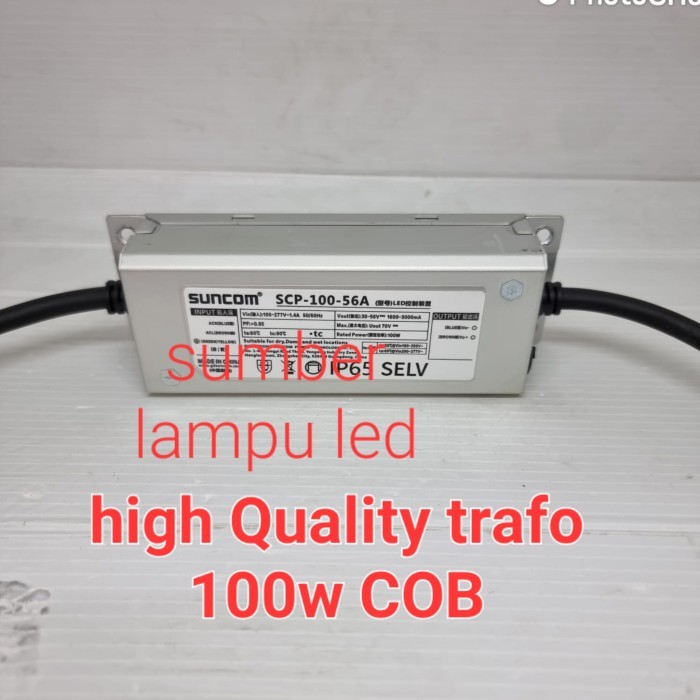 driver led sorot cob 100watt 100 w trafo led pju 100w 100 watt