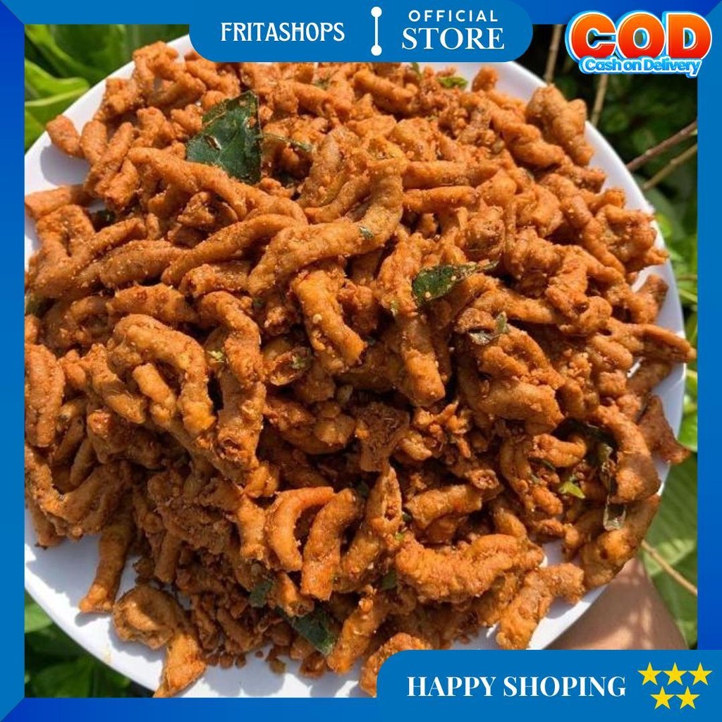 

Usus Crispy Premium 1Kg, Usus Krispi Pedas, Usus Krispi Original Daun Jeruk Kiloan D Cod
