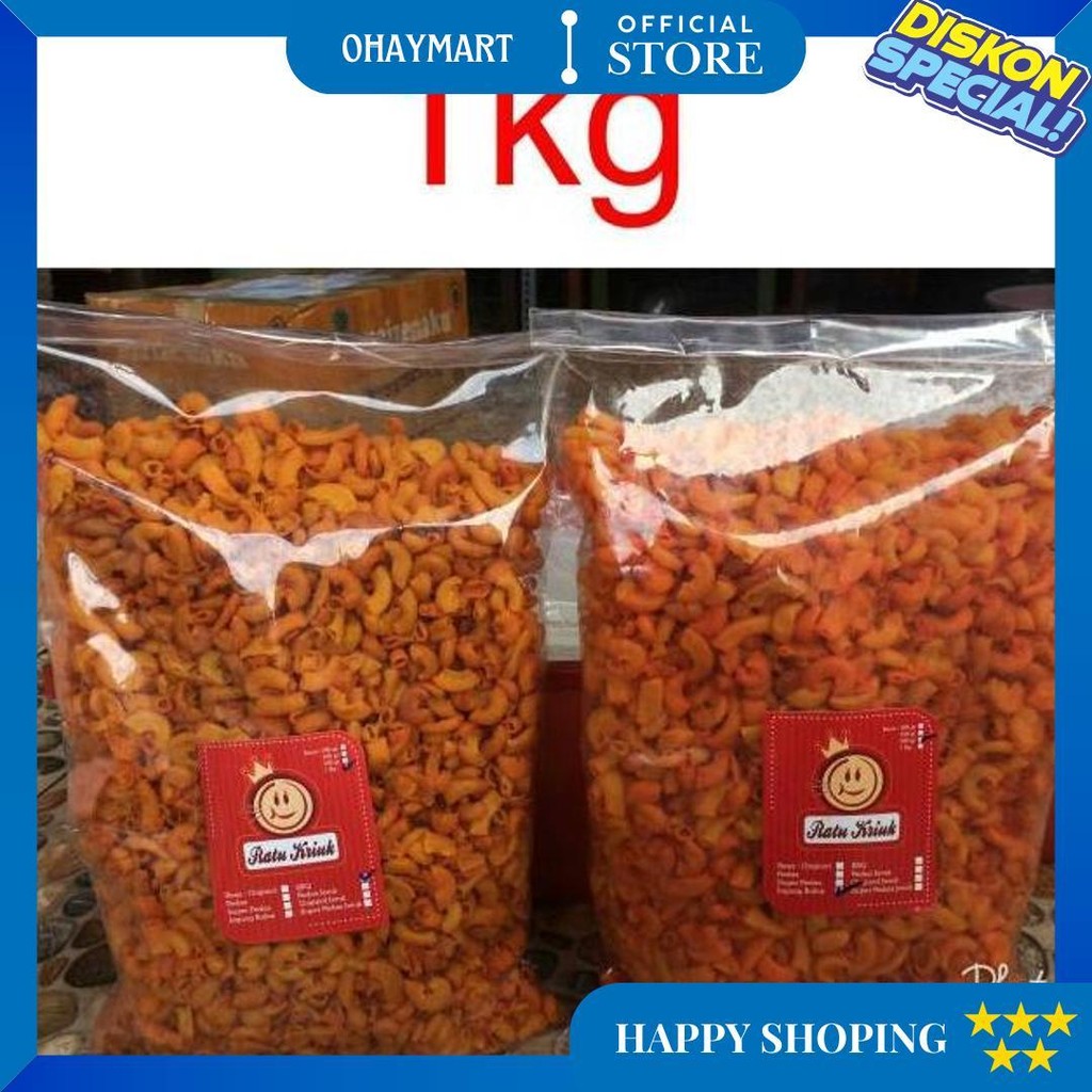 

(Termurah) 1Kg Makaroni Khas Tasikmalaya By Ratu Kriuk D Promo Puncak