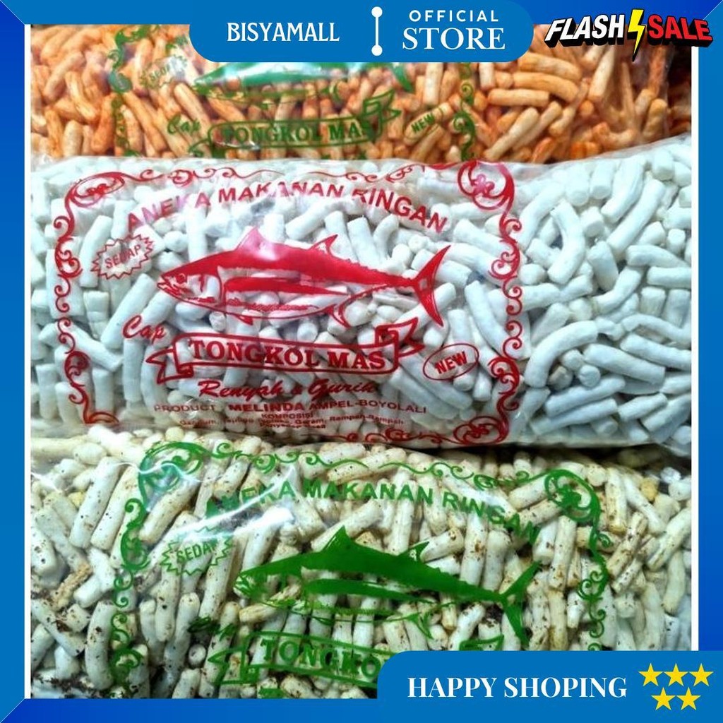 

Kerupuk Serba 500 Gram Ikan Tongkol/Kerupuk Tahu/Kerupuk Manggar D Cod