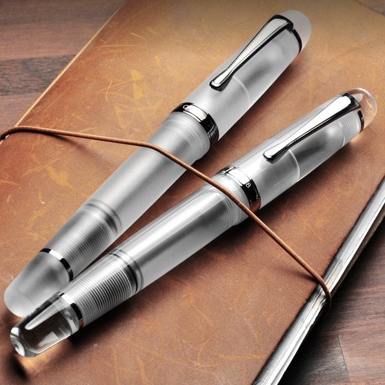 

TERBARU! Opus88 Jazz Clear Fountain Pen with Flex Nib