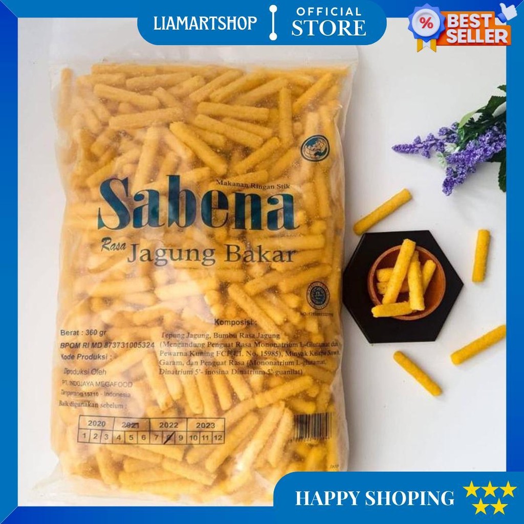 

Sabena Stik 340G / Aneka Rasa Keju Balado Sapi Panggang Jagung Bakar Cemilan Jajanan / Keripik Sabena Stik Balado D Termurah