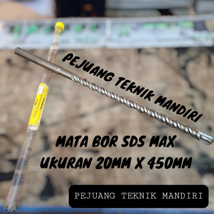 TERBARU MATA BOR BETON TEMBOK SDS MAX 20MM / MATABOR BETON SDS MAX 20 MM
