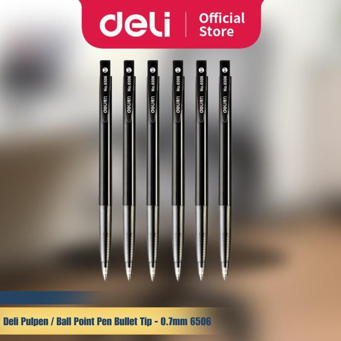 

Deli Pulpen Ball / Ball Point Pen Bullet Tip - 0.7mm 6506 - 12pcs