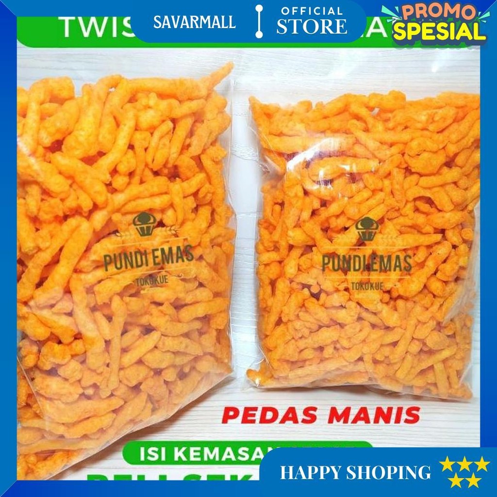 

Twist Twist Jagung Balado - 250 Gr Pedas Manis Twis Twis Cheetos D Gratis Ongkir