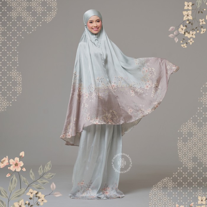 Mukena Travel Printing Miraya Wisteria Frozen