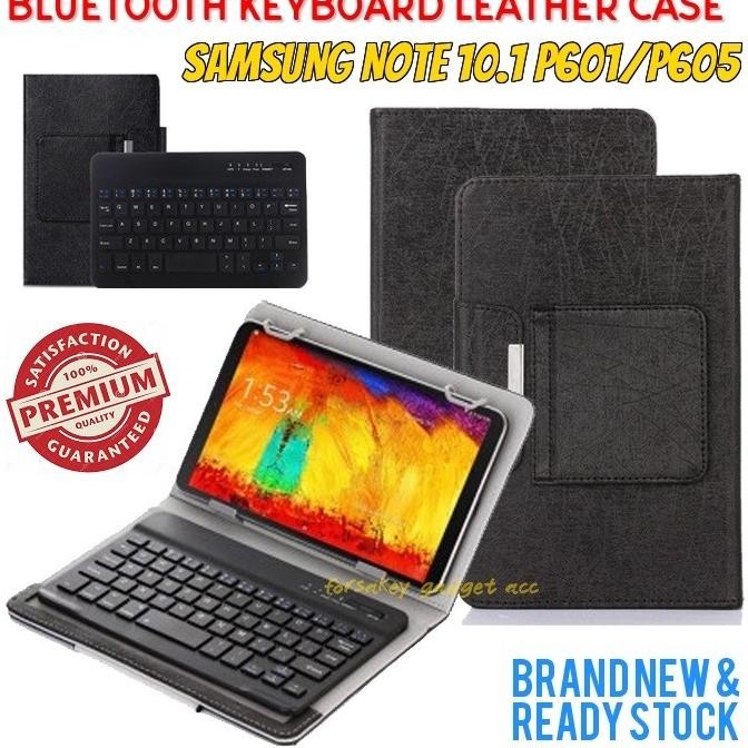 Terlaris Samsung Galaxy Note 10.1 10 2014 SM P601 P605 Bluetooth Keyboard Case SALE