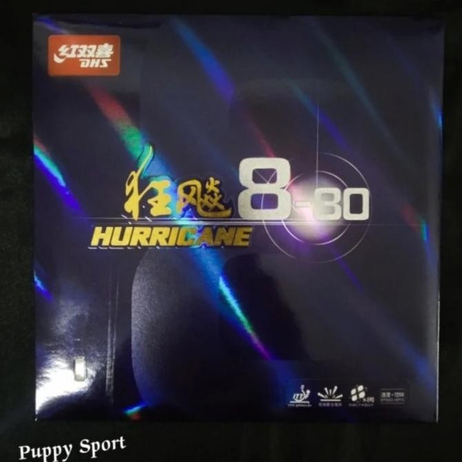 BEBAS ONGKIR - Karet Bet Pingpong DHS Hurricane 8-80
