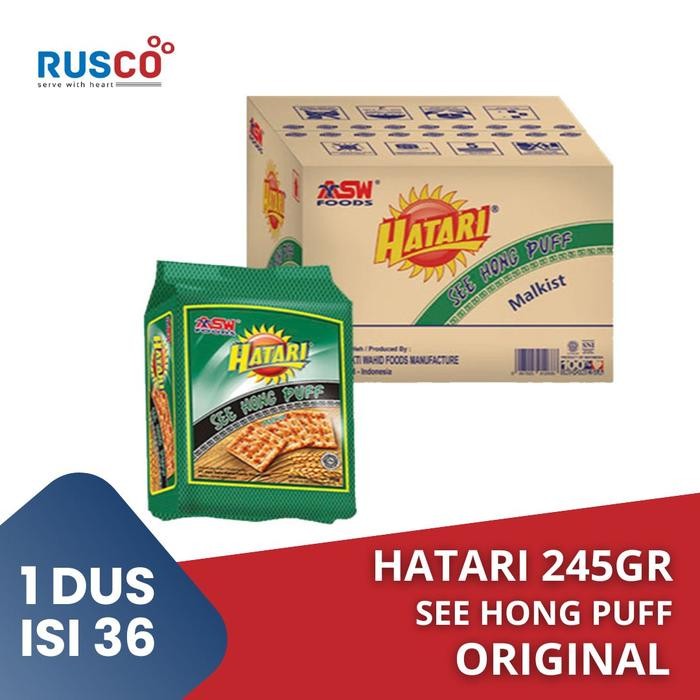 

Hatari See Hong Puff (Original-Manis) 245 gr ( 1 KARTON - ISI 36 PCS )