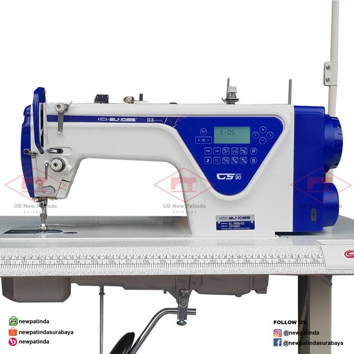 

><><><] Mesin Jahit Highspeed Jarum 1 Elnoss 7800-D3 / 7800 D3 Direct Drive