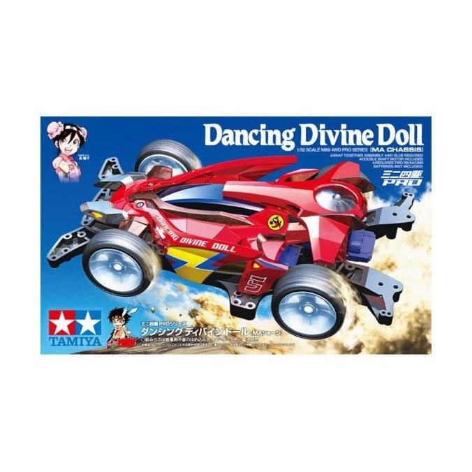 Tamiya Mini 4WD Dancing Divine Doll (MA Chassis) - 18651 Terlaris