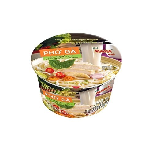 

Mama Rice Ndl Chicken Phogabowl 65Gr/Cup