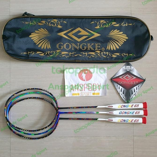 RAKET BADMINTON GONGKE SUPERLIGHT 55/66/77/88/99 Terlaris