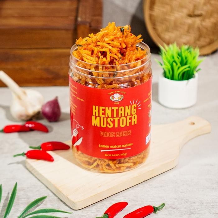 

Paket Berempat Kentang Mustofa Pedas Manis Dan Manis Gurih 180Gr Dan Kremes Ayam Pedas Dan Original