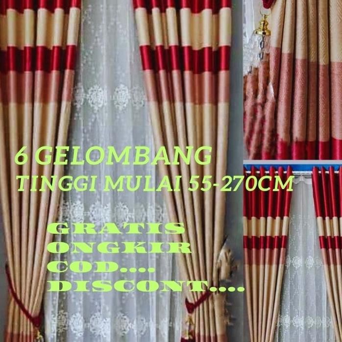 Gorden Tebal Blaout Motif Pelangi Gorden Ruang Tamu Gorden Jendela Tu Amar Tidur Gorden Nimali Gorde