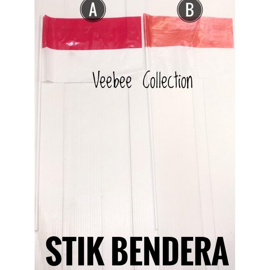 <<<<<] Stik Bendera Plastik Tipis B. Pernak pernik agustus. Dekorasi agustus