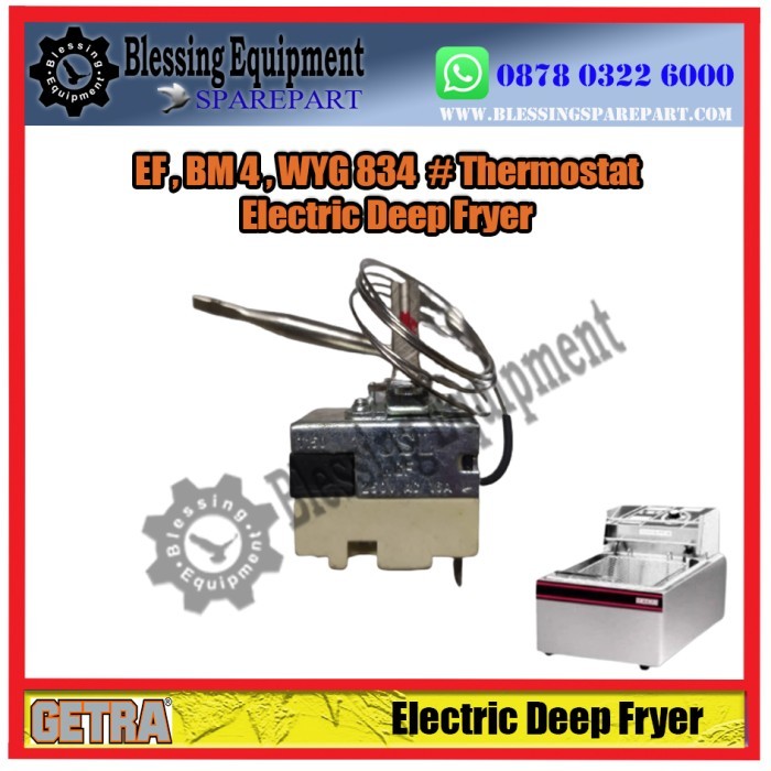 EF/ BM 4/ WYG 843 # Thermostat Deep Fryer GETRA