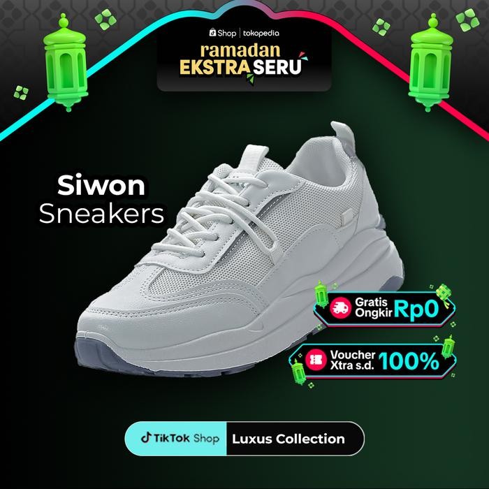 Luxus Siwon Sepatu Kasual Sepatu Wanita Sepatu Olahraga Alas Karet 22011 Casual Shoes Casual Shoes