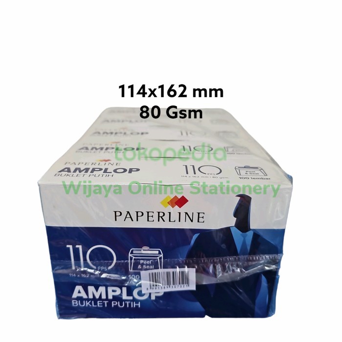 

Amplop Putih Polos Paperline 110 (5 Pak) New